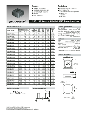 SRR1280-6R8Y Datasheet PDF Bourns, Inc