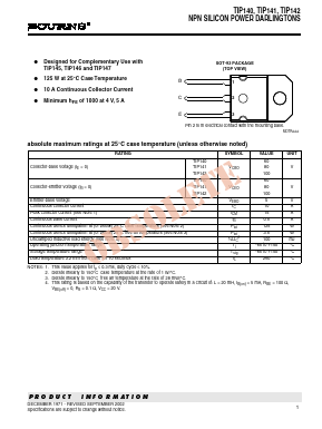 TIP142-S Datasheet PDF Bourns, Inc