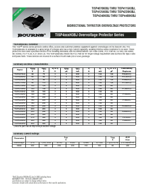 TISP4290H3 Datasheet PDF Bourns, Inc