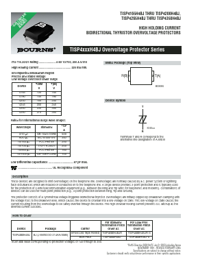 TISP4350H4BJR Datasheet PDF Bourns, Inc