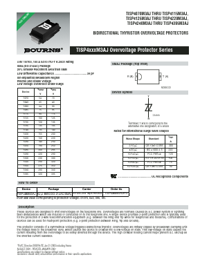 TISP4290M3AJ Datasheet PDF Bourns, Inc
