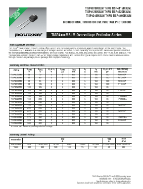 TISP4240M3LMR Datasheet PDF Bourns, Inc