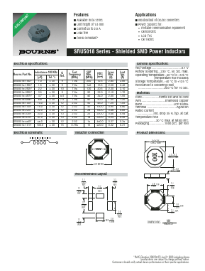 SRU5018-3R5Y Datasheet PDF Bourns, Inc