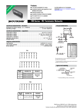4605H-701-394/470L Datasheet PDF Bourns, Inc