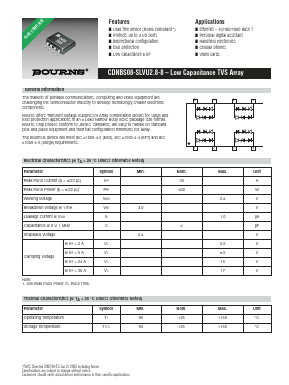 CDNBS08-SLVU2.8-8 Datasheet PDF Bourns, Inc
