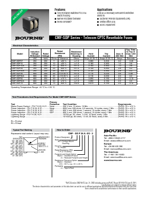 CMF-SDP10-XX-2 Datasheet PDF Bourns, Inc