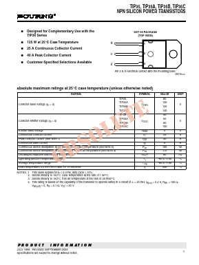 TIP35C Datasheet PDF Bourns, Inc