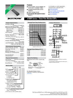 4108R-1-RC Datasheet PDF Bourns, Inc