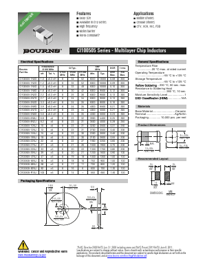 CI100505-33NJ Datasheet PDF Bourns, Inc
