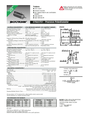 3750S-1-502L Datasheet PDF Bourns, Inc