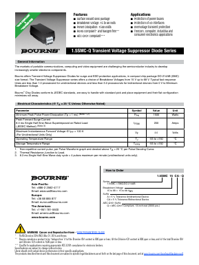 1.5SMC24CA-Q Datasheet PDF Bourns, Inc