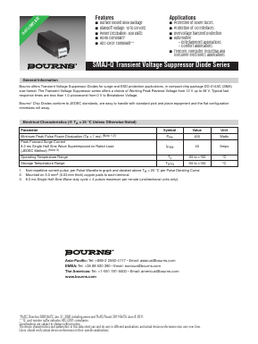 SMAJ51A-Q Datasheet PDF Bourns, Inc