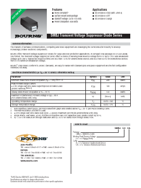 SMBJ Datasheet PDF Bourns, Inc