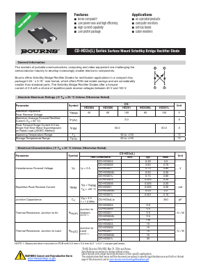 CD-HD201L Datasheet PDF Bourns, Inc