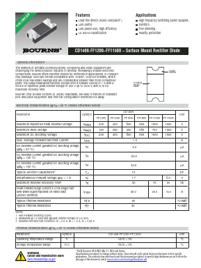 CD1408-FF1200 Datasheet PDF Bourns, Inc