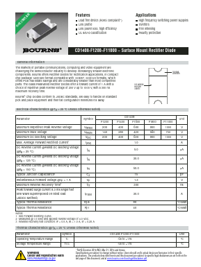 CD1408-F1200 Datasheet PDF Bourns, Inc