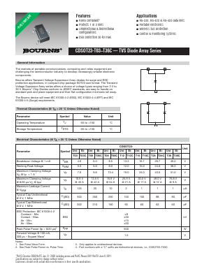 CDSOT23-T15 Datasheet PDF Bourns, Inc
