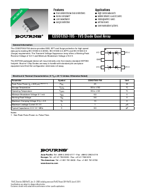 CDSOT353-T05 Datasheet PDF Bourns, Inc