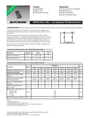 CDSOT23-T12LC Datasheet PDF Bourns, Inc
