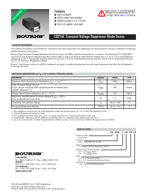 CD214L-T100CALF Datasheet PDF Bourns, Inc