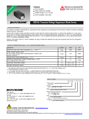CD214L-T75CALF Datasheet PDF Bourns, Inc