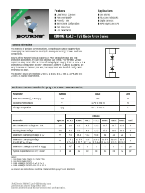 CD0402-T15LC Datasheet PDF Bourns, Inc