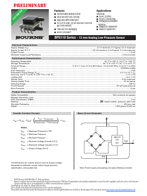 BPS110 Datasheet PDF Bourns, Inc