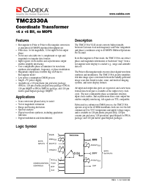 TMC2330AKEC Datasheet PDF Cadeka Microcircuits LLC.