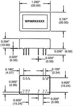 WP06R12S05 Datasheet PDF C and D TECHNOLOGIES