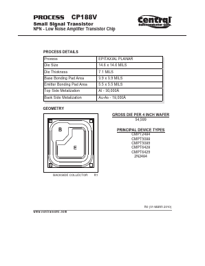 2N2484 Datasheet PDF Central Semiconductor Corp