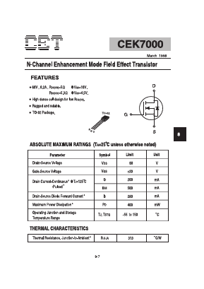 CEK7000 Datasheet PDF Chino-Excel Technology