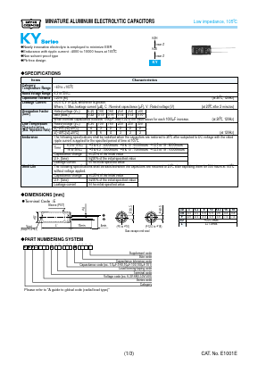 EKY-250ESS101MF11D Datasheet PDF United Chemi-Con, Inc.