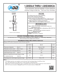 1.5KE36CA Datasheet PDF Jiangsu Yutai Electronics Co., Ltd