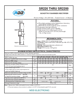 SR220 Datasheet PDF Jiangsu Yutai Electronics Co., Ltd