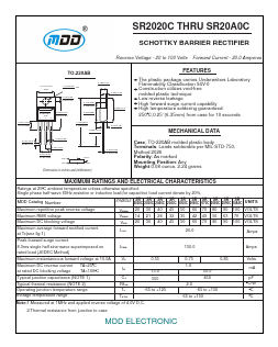 SR2040CT Datasheet PDF Jiangsu Yutai Electronics Co., Ltd