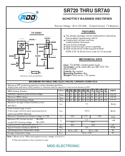 SR750 Datasheet PDF Jiangsu Yutai Electronics Co., Ltd