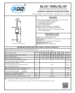 RL104 Datasheet PDF Jiangsu Yutai Electronics Co., Ltd