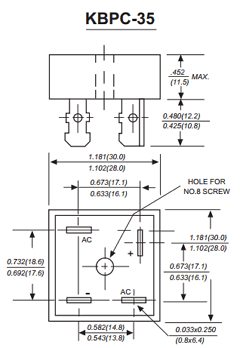 KBPC5004 Datasheet PDF Jiangsu Yutai Electronics Co., Ltd