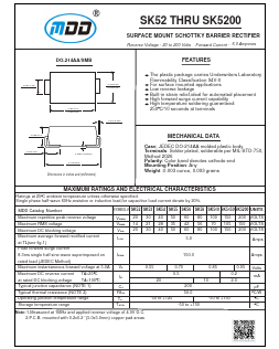 SK510 Datasheet PDF Jiangsu Yutai Electronics Co., Ltd