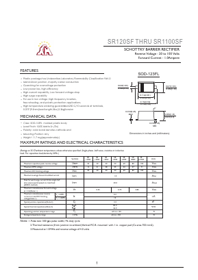 SR140SF Datasheet PDF Jiangsu Yutai Electronics Co., Ltd