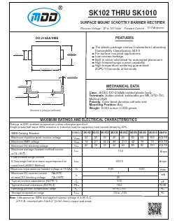 SK106 Datasheet PDF Jiangsu Yutai Electronics Co., Ltd