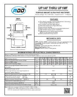 UF1DF Datasheet PDF Jiangsu Yutai Electronics Co., Ltd