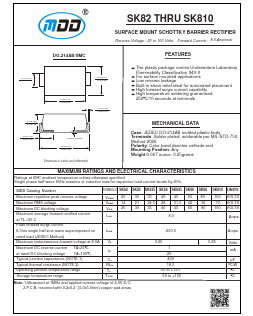 SK810 Datasheet PDF Jiangsu Yutai Electronics Co., Ltd