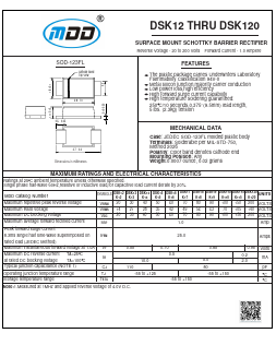 DSK17 Datasheet PDF Jiangsu Yutai Electronics Co., Ltd