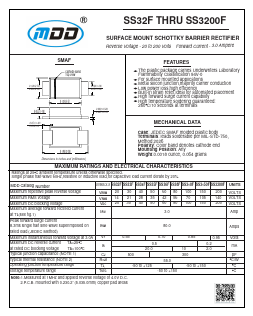 SS32F Datasheet PDF Jiangsu Yutai Electronics Co., Ltd