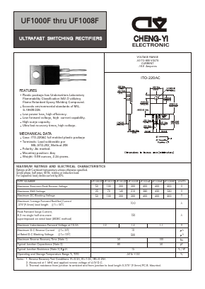 UF1003F Datasheet PDF CHENG-YI ELECTRONIC CO., LTD.