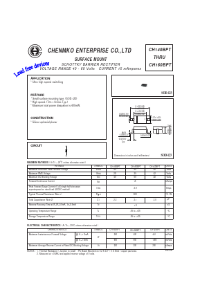 CH140BPT Datasheet PDF CHENMKO CO., LTD.