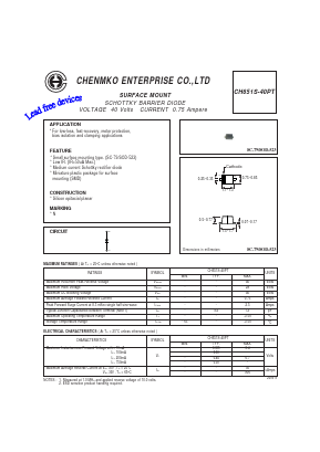 CH651S-40PT Datasheet PDF CHENMKO CO., LTD.