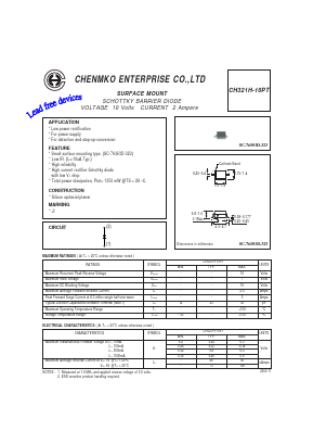 CH321H-10PT Datasheet PDF CHENMKO CO., LTD.