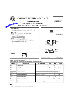 CHUMD12PT Datasheet PDF CHENMKO CO., LTD.